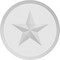 Ekena Millwork Standard Grayson Star Rosette With Beveled Edge, 4"W x 4"H x 1/2"P ROSP040X040X050GRY07 - alternate 3
